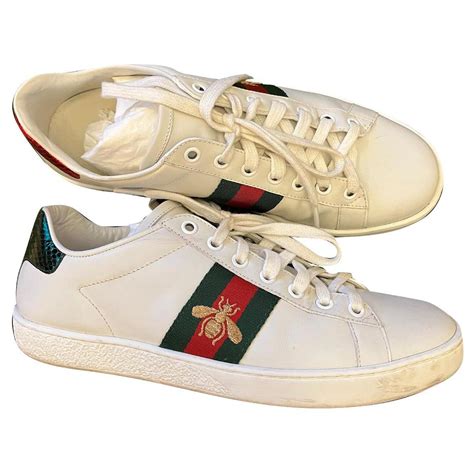 womens gucci style trainers|Gucci bee trainers women's.